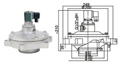 袋式3寸淹沒(méi)脈沖閥 袋式3寸淹沒(méi)脈沖閥