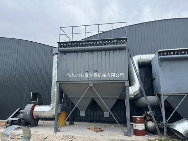 保定定興縣沙子烘干用DMC-360脈沖布袋除塵器發貨